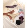 imageFINETOO 10 pack Cotton Thongs for Women Breathable Low Rise Bikini Lady Panties Womens Underwear Sexy SXLSet610pack