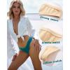 imageFINETOO Cotton Thongs for Women Soft Low Rise Sexy Thong Ladies Panties Womens Underwear 6 Pack SXXXLSet46pack
