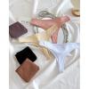 imageFINETOO Cotton Thongs for Women Soft Low Rise Sexy Thong Ladies Panties Womens Underwear 6 Pack SXXXLSet76pack