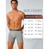 imageFINETOO Mens Underwear Cotton Boxer Briefs Soft Comfort Boxers MoistureWicking Breathable Underwear for Men Pack 3Multicolor B No Fly