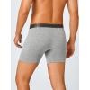 imageFINETOO Mens Underwear Cotton Boxer Briefs Soft Comfort Boxers MoistureWicking Breathable Underwear for Men Pack 3Multicolor B No Fly