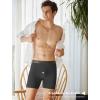 imageFINETOO Mens Underwear Cotton Boxer Briefs Soft Comfort Boxers MoistureWicking Breathable Underwear for Men Pack 3Multicolor C