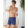 imageFINETOO Mens Underwear Cotton Boxer Briefs Soft Comfort Boxers MoistureWicking Breathable Underwear for Men Pack 3Multicolor a