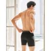 imageFINETOO Mens Underwear Cotton Boxer Briefs Soft Comfort Boxers MoistureWicking Breathable Underwear for Men Pack 3Multicolor a