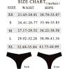 imageFINETOO Seamless Thongs for Women Sexy No Show Panties Invisible Vwaisted Stretch Ladies Underwear 6 Pack XSXLBlack6pack