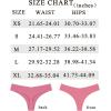 imageFINETOO Seamless Thongs for Women Sexy No Show Panties Invisible Vwaisted Stretch Ladies Underwear 6 Pack XSXLC6pack