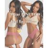 imageFINETOO Seamless Thongs for Women Sexy No Show Panties Invisible Vwaisted Stretch Ladies Underwear 6 Pack XSXLC6pack