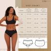 imageFINETOO Womens High Waisted Seamless Underwear Full Coverage Brief Ladies No Show Panties Sexy Lingerie RegularampampPlus SizeBlack  Beige  Grape Purple  Silver Gray