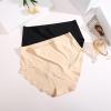 imageFINETOO Womens High Waisted Seamless Underwear Full Coverage Brief Ladies No Show Panties Sexy Lingerie RegularampampPlus SizeBlack  Purple  Pink  Beige