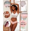 imageFINETOO Womens Seamless Underwear Soft Stretch Briefs Invisibles Hipster V Cut cheeky No Show Bikini Panties 5 pack XSLOption B