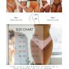 imageFINETOO Womens Seamless Underwear Soft Stretch Briefs Invisibles Hipster V Cut cheeky No Show Bikini Panties 5 pack XSLOption D
