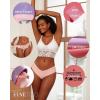 imageFINETOO Womens Seamless Underwear Soft Stretch Briefs Invisibles Hipster V Cut cheeky No Show Bikini Panties 5 pack XSLOption a