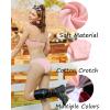 imageFINETOO 6 Pack Cotton Underwear for Women Cute Low Rise Bikini Panties High Cut Breathable Sexy Womens Cheeky SXLSet4pack