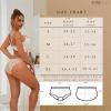 imageFINETOO 6 Pack Sexy Underwear for Women Silky Seamless No Show Panties Ladies Lace Bikini Lightweight Cheeky HipsterBlack  Grape Purple  Brick Yellow  Mocha Gray  Apricot  Pink