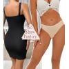 imageFINETOO 6 Pack Sexy Underwear for Women Silky Seamless No Show Panties Ladies Lace Bikini Lightweight Cheeky HipsterColor a