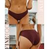 imageFINETOO 6 Pack Womens Seamless Hipster Underwear No Show Panties Invisibles Briefs Soft Stretch Bikini Underwears XSXLSolid 4