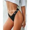 imageFINETOO 7 Pack Womens Thongs Underwear Cotton Breathable Low Rise Hipster Panties Sexy SXLBlack