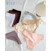 imageFINETOO 9 Pack Cotton Underwear for Women Sexy Low Rise Ribbed Hipster Breathable Soft Womens Bikini Panties Cheeky SXXXLSete9pack