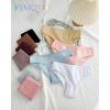 imageFINETOO 9 Pack Cotton Underwear for Women Sexy Low Rise Ribbed Hipster Breathable Soft Womens Bikini Panties Cheeky SXXXLSetf9pack