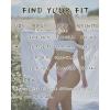 imageFINETOO 9 Pack Cotton Underwear for Women Sexy Low Rise Ribbed Hipster Breathable Soft Womens Bikini Panties Cheeky SXXXLSetf9pack