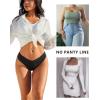 imageFINETOO 9 Pack Seamless Thongs for Women No Show Underwear V Waisted Comfortable Sexy Thong Panties XSXLE9pack
