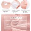 imageFINETOO Womens Cotton Underwear Sexy Stretch Bikini Panties Low Rise Hipster Ladies Soft VWaist CheekyBlack  Pink  Grayblue  Khaki  Light Khaki  White