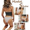 imageFINETOO Womens Cotton Underwear Sexy Stretch Bikini Panties Low Rise Hipster Ladies Soft VWaist CheekyBlack  Pink  Grayblue  Khaki  Light Khaki  White