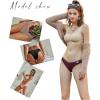 imageFINETOO Womens Cotton Underwear Sexy Stretch Bikini Panties Low Rise Hipster Ladies Soft VWaist CheekyMulticolor H