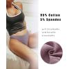 imageFINETOO Womens Cotton Underwear Sexy Stretch Bikini Panties Low Rise Hipster Ladies Soft VWaist CheekyMulticolor J