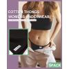 imageFINETOO 10 Pack GString Thongs for Women Cotton Panties Stretch Tback Tangas Low Rise Hipster Underwear Sexy SXLLight Color10pack
