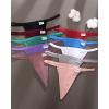 imageFINETOO 10 Pack GString Thongs for Women Cotton Panties Stretch Tback Tangas Low Rise Hipster Underwear Sexy SXLNew Color10pack