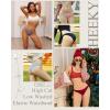 imageFINETOO 12 Pack Cotton Underwear for Women Cute Low Rise Bikini Panties High Cut Breathable Sexy Hipster Womens Cheeky SXLSet112pack