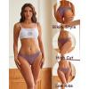 imageFINETOO 12 Pack Cotton Underwear for Women Cute Low Rise Bikini Panties High Cut Breathable Sexy Hipster Womens Cheeky SXLSetfour