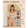 imageFINETOO 12 Pack Cotton Underwear for Women Cute Low Rise Bikini Panties High Cut Breathable Sexy Hipster Womens Cheeky SXLSetfour