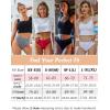 imageFINETOO 6 Pack High Waisted Thongs for Women Nylon Spandex Panties Breathable Soft Stretchy Underwear High Rise SXL6 Pack B