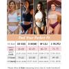 imageFINETOO 6 Pack High Waisted Thongs for Women Nylon Spandex Panties Breathable Soft Stretchy Underwear High Rise SXL6 Pack C