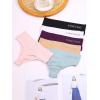 imageFINETOO 6 Pack High Waisted Thongs for Women Nylon Spandex Panties Breathable Soft Stretchy Underwear High Rise SXL6 Pack a