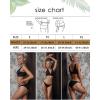 imageFINETOO 6 Pack String Underwear for Women Cotton High Cut Stretch Breathable Low Rise Hipster Cheeky Bikini Panties SXL6 Pack Black