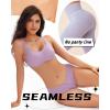 imageFINETOO 6 pack Seamless Underwear for Women Sexy Low Rise Hipster Wave Edge No Show Bikini Panties Womens Cheeky SXLSet16pack