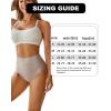 imageFINETOO High Waisted Thongs for Women Tummy Control Underwear Soft Nylon Stretchy No Show High Rise Thong Panties 4 PackHigh Rise 4a