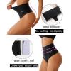 imageFINETOO High Waisted Thongs for Women Tummy Control Underwear Soft Nylon Stretchy No Show High Rise Thong Panties 4 PackHigh Rise 4a