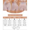 imageFINETOO High Waisted Tummy Control Underwear for Women Seamless Shapewear Panties Boy Shorts Ladies No Show Boxer BriefsBlack