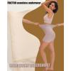 imageFINETOO High Waisted Tummy Control Underwear for Women Seamless Shapewear Panties Boy Shorts Ladies No Show Boxer BriefsBlack
