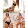 imageFINETOO High Waisted Underwear for Women Seamless Panties Bikini High Cut No Show Sexy Cheeky Panties 6 PackB6pack