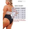 imageFINETOO High Waisted Underwear for Women Seamless Panties Bikini High Cut No Show Sexy Cheeky Panties 6 PackBlack6pack