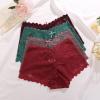 imageFINETOO Sexy Underwear for Women VWaist Shorts Women s Underwear Lightweight Soft Lace High Waist Panties 5 PackF 5 Pack Black1 Pink1 Rose Red1 Green1 Dark Red1