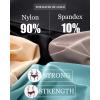 imageFINETOO Tummy Control Underwear for Women High Waisted Nylon Brief No Show Womens Bikini Seamless Panties 4pack SXXXLSet1black2skin1khaki1