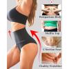 imageFINETOO Tummy Control Underwear for Women High Waisted Nylon Brief No Show Womens Bikini Seamless Panties 4pack SXXXLSet1black2skin1khaki1
