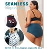 imageFINETOO Tummy Control Underwear for Women High Waisted Nylon Brief No Show Womens Bikini Seamless Panties 4pack SXXXLSet24pack