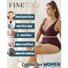 imageFINETOO Tummy Control Underwear for Women High Waisted Nylon Brief No Show Womens Bikini Seamless Panties 4pack SXXXLSet24pack